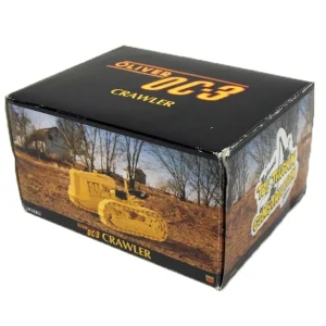 Manufacturer_ERTL Crawlers & Dozers<1/16 Oliver OC-3 Industrial Yellow Crawler on Steel Tracks