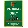 Outback Toys Branded Signs<Oliver 8x12 Parking Only Aluminum Sign