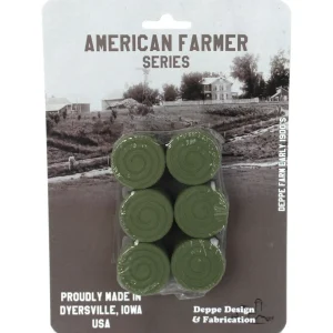 Outback Toys 3D Print & Small Accessories<1/64 Pack of 6 Round Hay Bales, 3D Printed
