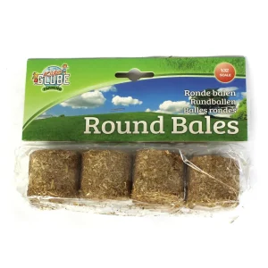 Outback Toys Wooden Barns & Large Accessories<1/32 Pack of 4 Round Straw Bales