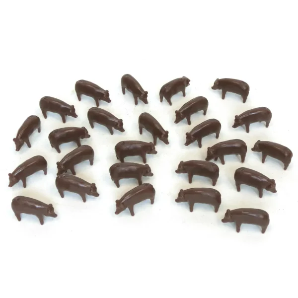 Manufacturer_ERTL Play Animals & Accessories<1/64 25 Pack of Brown Pigs