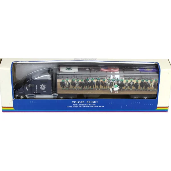 Outback Toys Box Trucks & Trailers<1/64 2010 Pennsylvania Fair 4-H Semi with Box Trailer