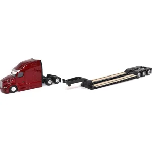Manufacturer_Diecast Masters Crawlers & Dozers | Lowboys & Flatbeds<1/87 Peterbilt 579 UltraLoft Tandem Tractor with Lowboy Trailer & Caterpillar D5M Dozer