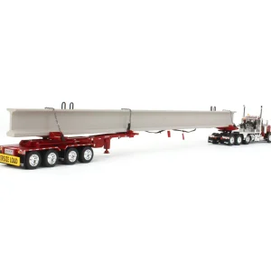 Manufacturer_DCP by First Gear Lowboys & Flatbeds<1/64 Peterbilt 389 w/ ERMC Hydra-Steer Trailer & 90' Beam Load, 2023 Nat'l Toy Truck 'N Construction Show