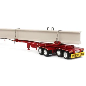 Manufacturer_DCP by First Gear Lowboys & Flatbeds<1/64 Peterbilt 389 w/ ERMC Hydra-Steer Trailer & 90' Beam Load, 2023 Nat'l Toy Truck 'N Construction Show
