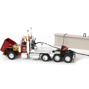 Manufacturer_DCP by First Gear Lowboys & Flatbeds<1/64 Peterbilt 389 w/ ERMC Hydra-Steer Trailer & 90' Beam Load, 2023 Nat'l Toy Truck 'N Construction Show
