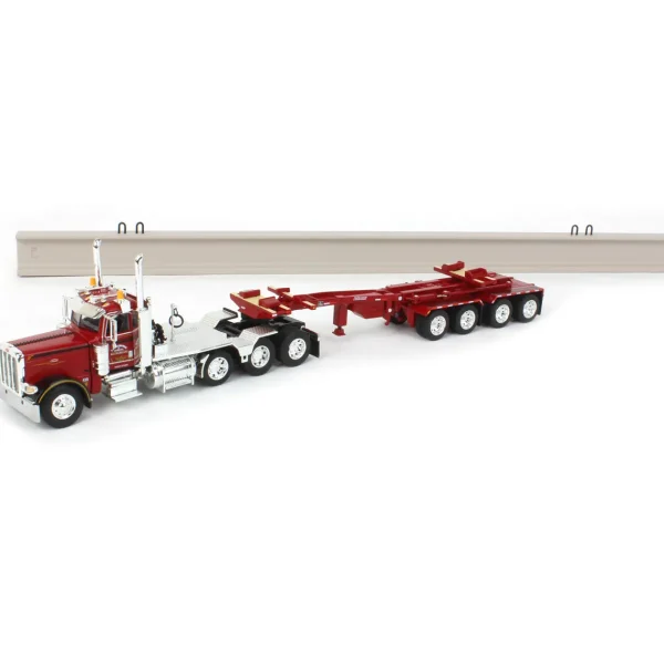 Manufacturer_DCP by First Gear Lowboys & Flatbeds<1/64 Peterbilt 389 w/ ERMC Hydra-Steer Trailer & 90' Beam Load, 2023 Nat'l Toy Truck 'N Construction Show