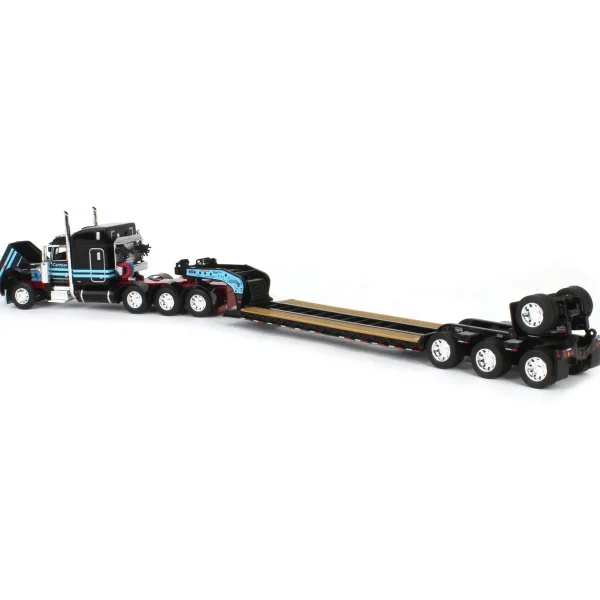 Manufacturer_DCP by First Gear Lowboys & Flatbeds<1/64 Peterbilt 389 w/ Fontaine Magnitude Lowboy & Fliptail, Cappello Heavy Transport, DCP by First Gear