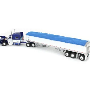 Manufacturer_DCP by First Gear Agricultural Trucks<1/64 Peterbilt 389 with 50ft Tri-Axle Grain Trailer, Commemorative Shupe Trucking, DCP by First Gear