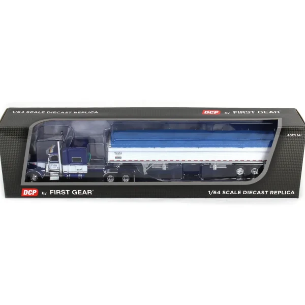 Manufacturer_DCP by First Gear Agricultural Trucks<1/64 Peterbilt 389 with 50ft Tri-Axle Grain Trailer, Commemorative Shupe Trucking, DCP by First Gear