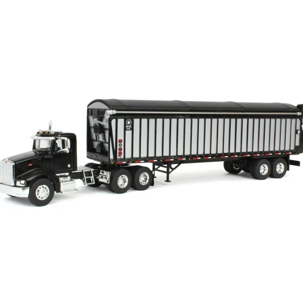 Manufacturer_SpecCast Dump Trucks<1/64 Peterbilt 385 with Meyer 9140RT Boss Silage Trailer