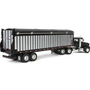 Manufacturer_SpecCast Dump Trucks<1/64 Peterbilt 385 with Meyer 9140RT Boss Silage Trailer