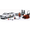 Manufacturer_New Ray Toys Inc. Pickup Trucks<1/18 Pickup Truck and Trailer w/ Kubota Mower, Figure & Accessories by New Ray