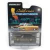 Manufacturer_Greenlight Collectibles Cars & Suvs<Pinstriped Chase ~ 1/64 1976 Cadillac Eldorado Convertible, Black & Gold, California Lowriders Series 6