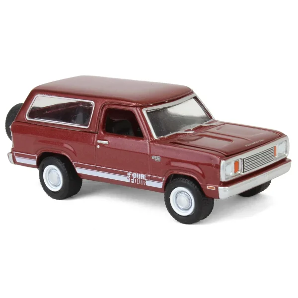Manufacturer_Greenlight Collectibles Cars & Suvs<1/64 1978 Plymouth Trail Duster with Backpacker Figure, Canyon Red Sunfire, Hobby Shop Series 16