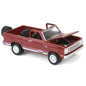 Manufacturer_Greenlight Collectibles Cars & Suvs<1/64 1978 Plymouth Trail Duster with Backpacker Figure, Canyon Red Sunfire, Hobby Shop Series 16