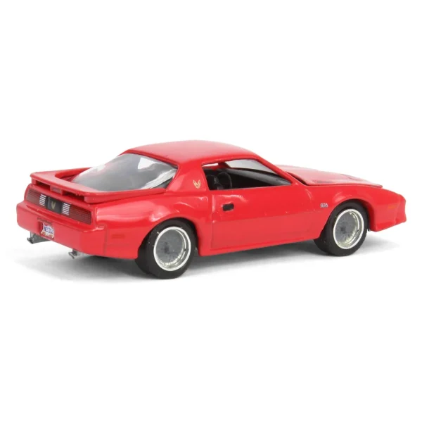 Manufacturer_Greenlight Collectibles Cars & Suvs<1/64 1987 Pontiac Firebird T/A GTA, Red with Silver Rims, Midwest Diecast Exclusive