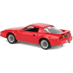 Manufacturer_Greenlight Collectibles Cars & Suvs<1/64 1987 Pontiac Firebird T/A GTA, Red with Silver Rims, Midwest Diecast Exclusive