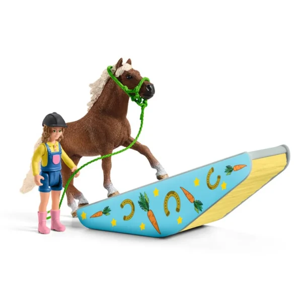 Manufacturer_Schleich Play Animals & Accessories<Pony Agility Training Set by Schleich includes 26 pieces