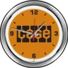 Outback Toys Farm Art & DéCor<16" Chrome Steel Case Block Style Logo Neon Clock