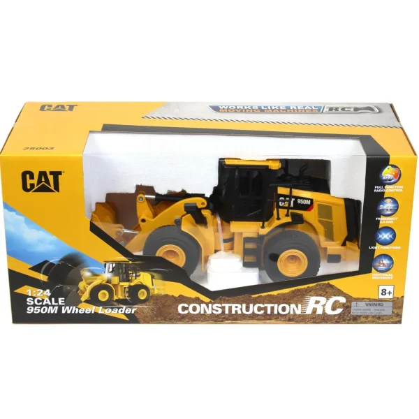 Manufacturer_Diecast Masters Radio Control<1/24 Radio Control Caterpillar 950M Wheel Loader, Made of Durable Plastic