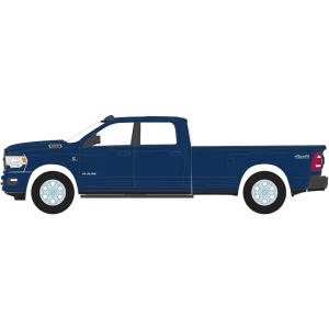 Manufacturer_Greenlight Collectibles Pickup Trucks<1/64 2023 Ram 2500 Bighorn, Patriot Blue Pearl, Showroom Floor Series 5