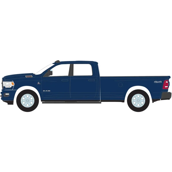 Manufacturer_Greenlight Collectibles Pickup Trucks<1/64 2023 Ram 2500 Bighorn, Patriot Blue Pearl, Showroom Floor Series 5