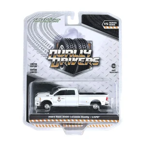 Manufacturer_Greenlight Collectibles Cars & Suvs | Emergency Vehicles<1/64 2023 Ram 3500 Laramie Dually, Los Angeles Police Department, Dually Drivers Series 15