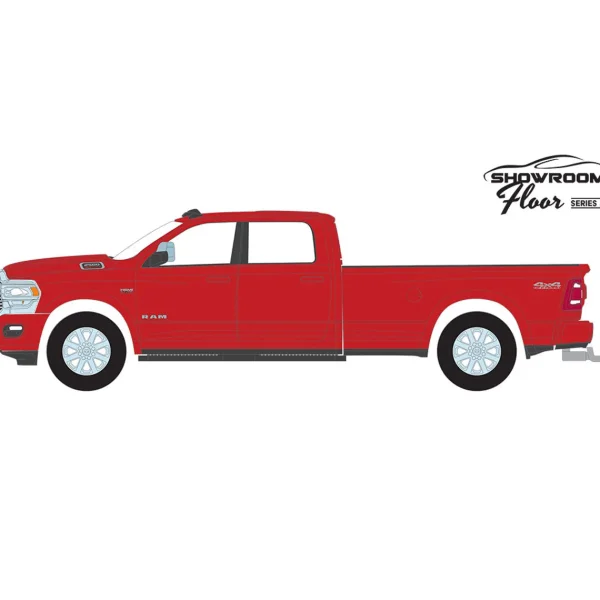 Manufacturer_Greenlight Collectibles Pickup Trucks<1/64 2022 Ram 2500 Laramie 4x4, Flame Red, Showroom Floor Series 3