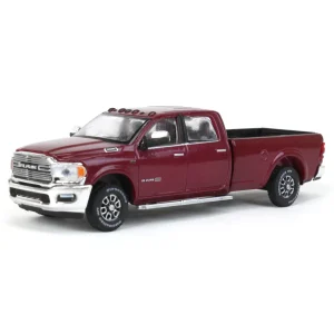 Manufacturer_Greenlight Collectibles Pickup Trucks<1/64 2022 RAM 3500 Limited Longhorn, Delmonico Red, Showroom Floor Series 1
