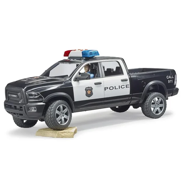 Manufacturer_Bruder Toys Emergency Vehicles<1/16 RAM 2500 Police Truck with Police Officer by Bruder