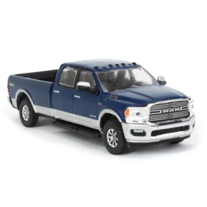 Manufacturer_Greenlight Collectibles Pickup Trucks<1/64 2022 RAM Laramie 4x4, Patriot Blue & Silver, All-Terrain Series 14