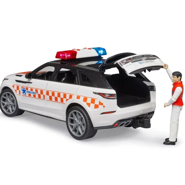 Manufacturer_Bruder Toys Emergency Vehicles<1/16 Range Rover Velar Ambulance with Driver by Bruder