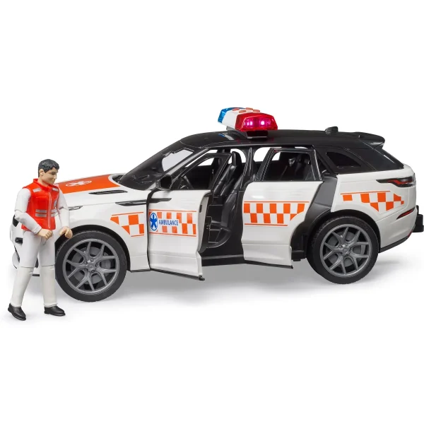 Manufacturer_Bruder Toys Emergency Vehicles<1/16 Range Rover Velar Ambulance with Driver by Bruder