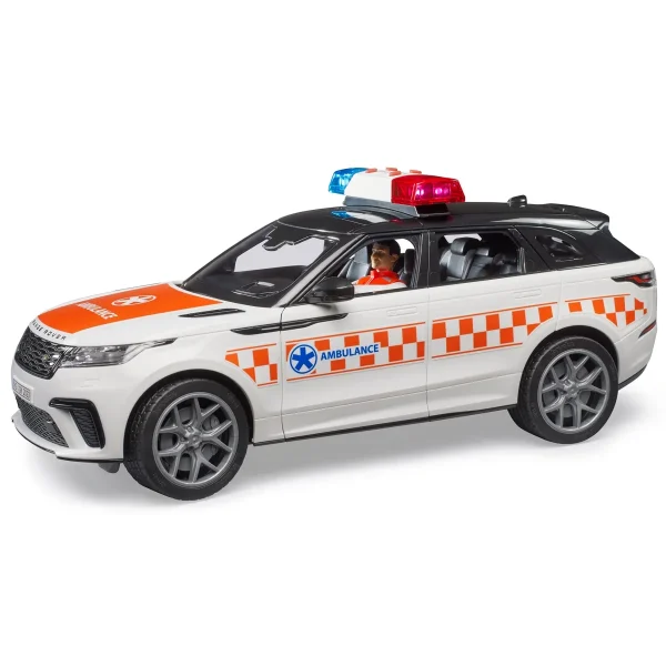 Manufacturer_Bruder Toys Emergency Vehicles<1/16 Range Rover Velar Ambulance with Driver by Bruder