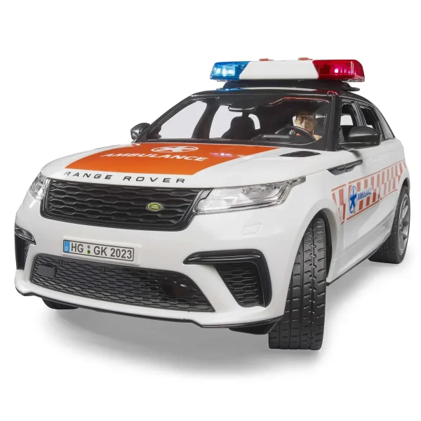 Manufacturer_Bruder Toys Emergency Vehicles<1/16 Range Rover Velar Ambulance with Driver by Bruder