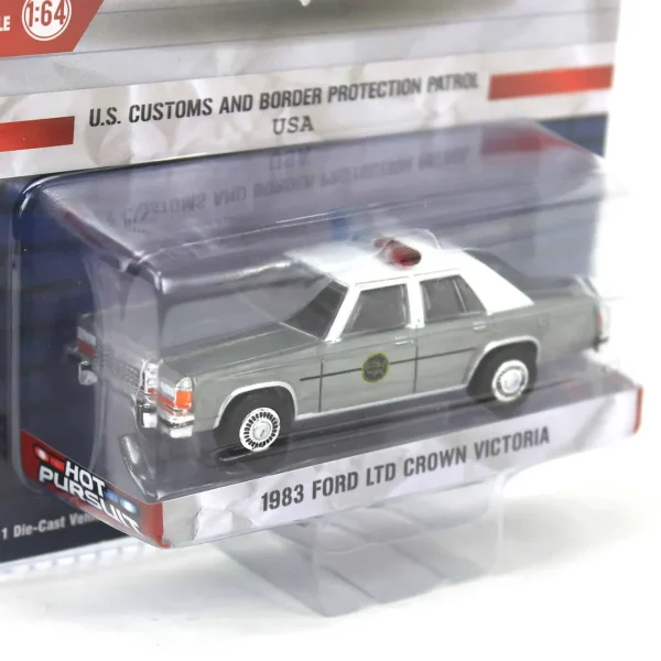 Manufacturer_Greenlight Collectibles Cars & Suvs | Emergency Vehicles<Raw Chase Unit ~ 1/64 1983 Ford LTD Crown Victoria, US Customs & Border Patrol, Hot Pursuit Special Edition