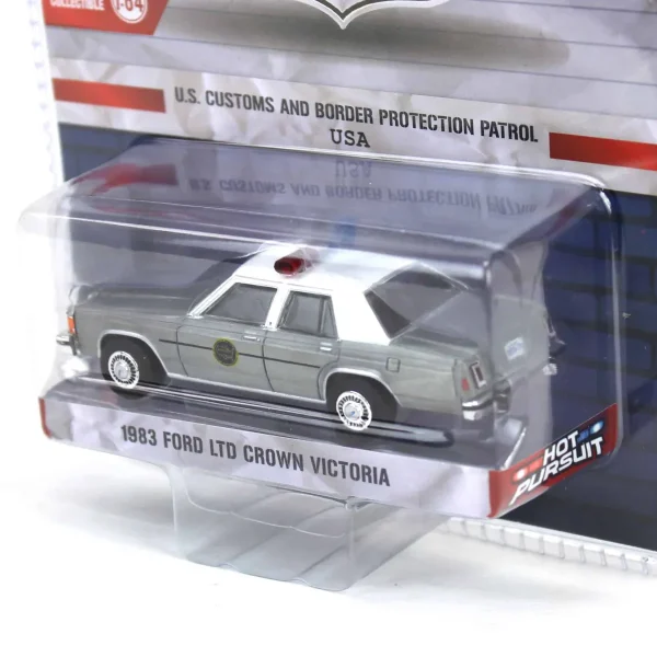 Manufacturer_Greenlight Collectibles Cars & Suvs | Emergency Vehicles<Raw Chase Unit ~ 1/64 1983 Ford LTD Crown Victoria, US Customs & Border Patrol, Hot Pursuit Special Edition