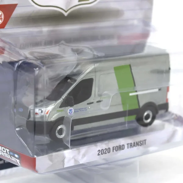 Manufacturer_Greenlight Collectibles Cars & Suvs | Emergency Vehicles<Raw Chase Unit ~ 1/64 2020 Ford Transit LWB High Roof, US Customs & Border Patrol, Hot Pursuit Special Edition