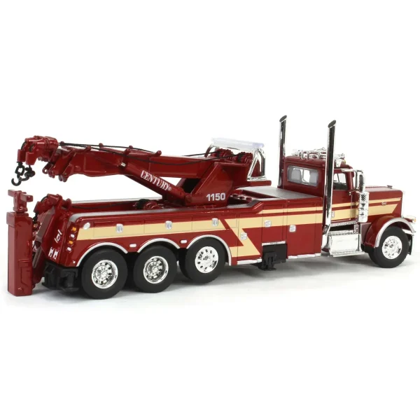 Manufacturer_DCP by First Gear Tow & Straight Trucks<1/64 Red & Tan Peterbilt 389 Day Cab with Century 1150 Rotator Wrecker, DCP by First Gear