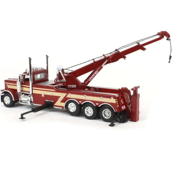 Manufacturer_DCP by First Gear Tow & Straight Trucks<1/64 Red & Tan Peterbilt 389 Day Cab with Century 1150 Rotator Wrecker, DCP by First Gear
