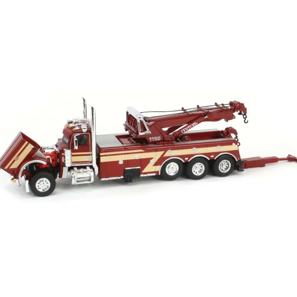 Manufacturer_DCP by First Gear Tow & Straight Trucks<1/64 Red & Tan Peterbilt 389 Day Cab with Century 1150 Rotator Wrecker, DCP by First Gear