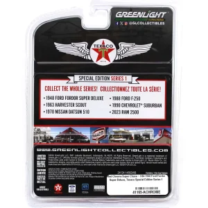 Manufacturer_Greenlight Collectibles Cars & Suvs<Red Chrome Super Chase ~ 1/64 1948 Ford Fordor Super Deluxe, Texaco Special Edition Series 1