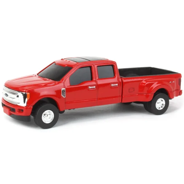Manufacturer_ERTL Pickup Trucks<1/64 Red Ford F-350 Pickup Truck, ERTL Collect N Play