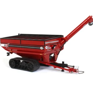 Manufacturer_SpecCast Combines & Harvesters<1/64 Red J&M X1112 Grain Cart on Tracks