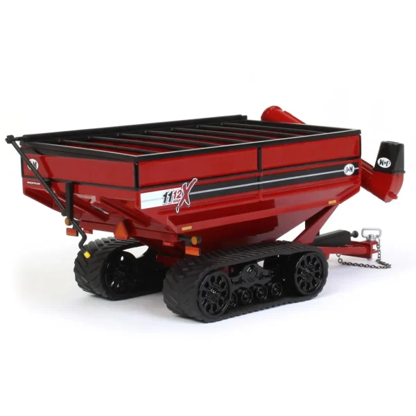 Manufacturer_SpecCast Combines & Harvesters<1/64 Red J&M X1112 Grain Cart on Tracks