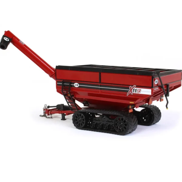 Manufacturer_SpecCast Combines & Harvesters<1/64 Red J&M X1112 Grain Cart on Tracks