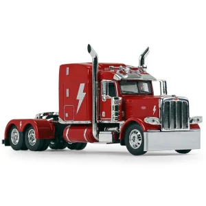 Manufacturer_DCP by First Gear Box Trucks & Trailers<1/64 Red Peterbilt Model 389 Sleeper w/ Kentucky Moving Trailer, AC/DC PWR/UP, DCP by First Gear
