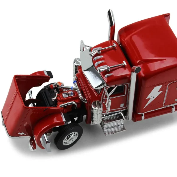 Manufacturer_DCP by First Gear Box Trucks & Trailers<1/64 Red Peterbilt Model 389 Sleeper w/ Kentucky Moving Trailer, AC/DC PWR/UP, DCP by First Gear