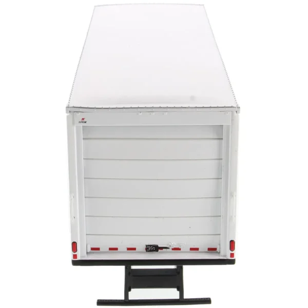 Manufacturer_Diecast Masters Box Trucks & Trailers<1/32 Red Peterbilt Model 536 with White Supreme Signature Van Truck Body